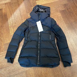 New with tags - Ladies Black Hybridge Coat in Black 2XS/Tag is in British Pounds